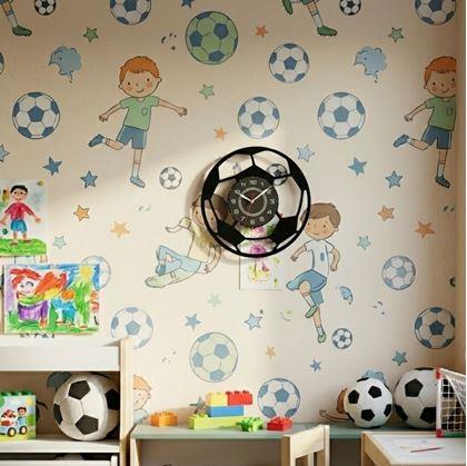 Obrázok z nástenné hodiny - futbal