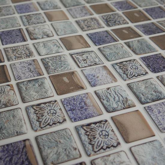 Obrázok z Samolepiace obklady 6 ks  -  modré