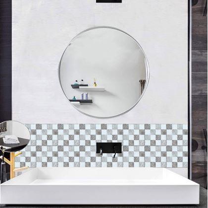 Obrázok z Samolepiace obklady 6 ks  -  šedé