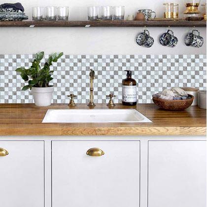 Obrázok z Samolepiace obklady 6 ks  -  šedé