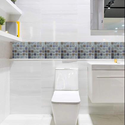 Obrázok z Samolepiace obklady 6 ks  -  modré