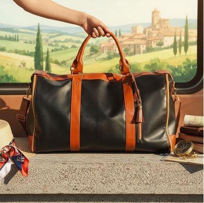 Obrázok z Skladacia cestovná taška  -  čierna