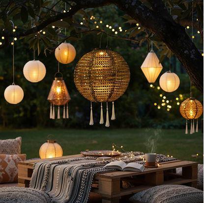 Obrázok Dekoratívne solárne svetlo lampión