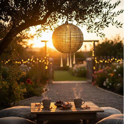 Obrázok z Dekoratívne solárne svetlo lampión