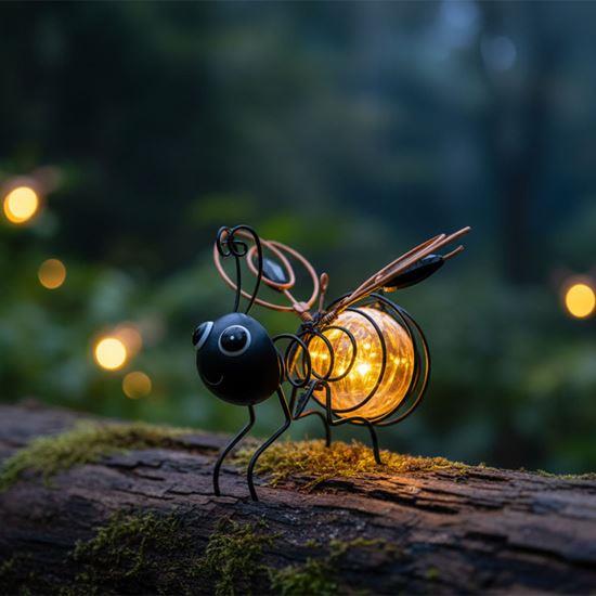 Obrázok z Záhradná dekorácia solárna včielka