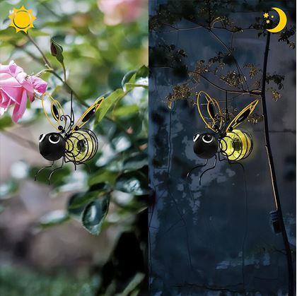 Obrázok z Záhradná dekorácia solárna včielka