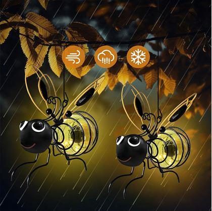 Obrázok z Záhradná dekorácia solárna včielka