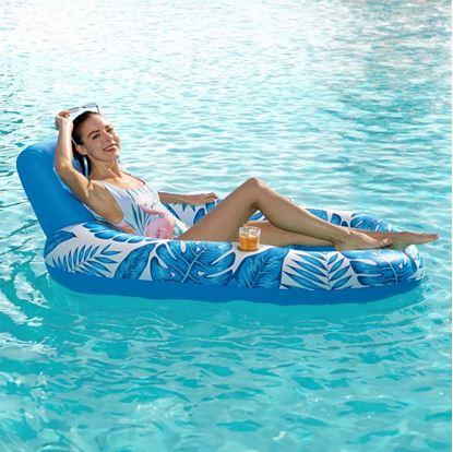 Obrázok Nafukovacie kreslo do vody s držiakmi na nápoje