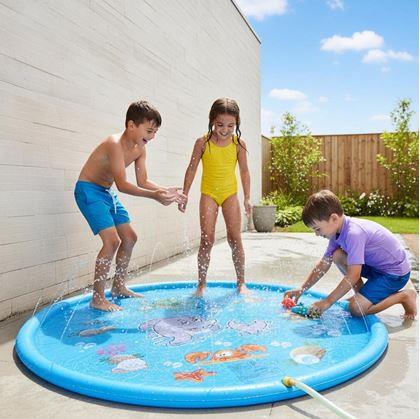 Obrázok z Detská vodná hracia podložka, priemer 97 cm