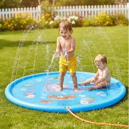 Obrázok z Detská vodná hracia podložka, priemer 97 cm