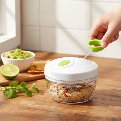 Obrázok Ručný kuchynský sekáčik, 3 čepele