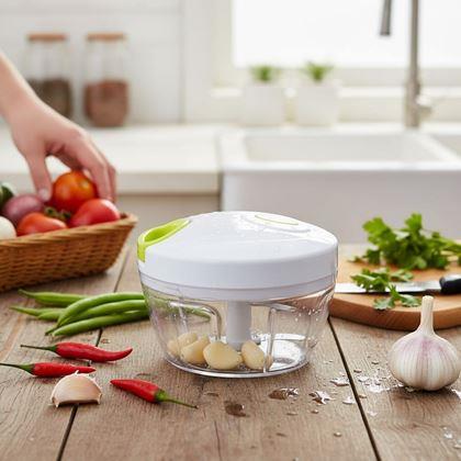 Obrázok z Ručný kuchynský sekáčik, 3 čepele