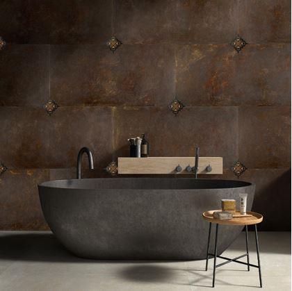 Obrázok z Nálepky na obklady  - 36 ks - čiernohnedé