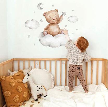 Obrázok Samolepky na stenu medvedík