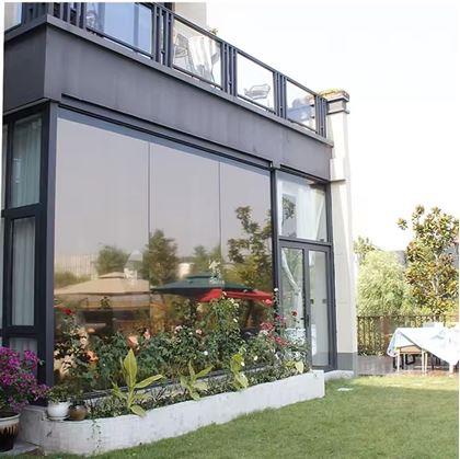 Obrázok z Zrkadlové fólie na okná 200 cm  - bronzová