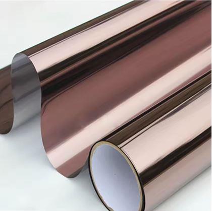 Obrázok z Zrkadlové fólie na okná 200 cm  - bronzová