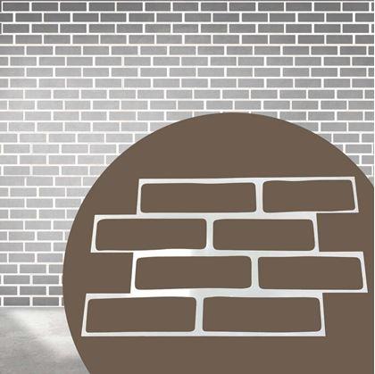 Obrázok z Šablóny na stenu 4 ks - tehly