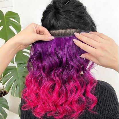 Obrázok Clip in pás pre farebné podfarbenie vlasov