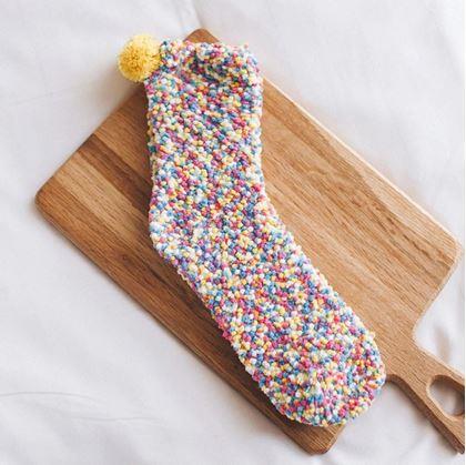 Obrázok z Ponožky v darčekovom balení  -  žltý cupcake