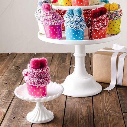 Obrázok z Ponožky v darčekovom balení  -  ružový cupcake