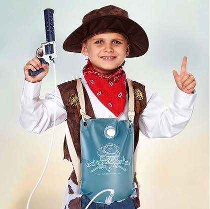 Obrázok z Elektrická nabíjacia vodná pištoľ - revolver