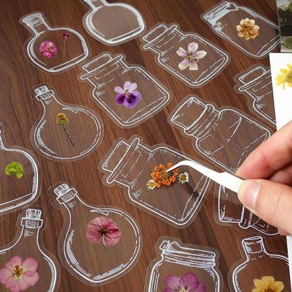 Obrázok z DIY herbár - samolepky na sušené kvety