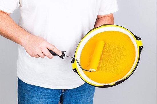 Obrázok z Maliarska antigravitačná vanička/paleta na farbu do ruky – koniec rozliatym farbám