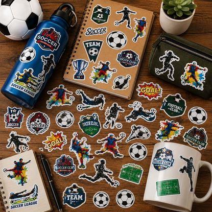Obrázok Futbalové samolepky 50 ks
