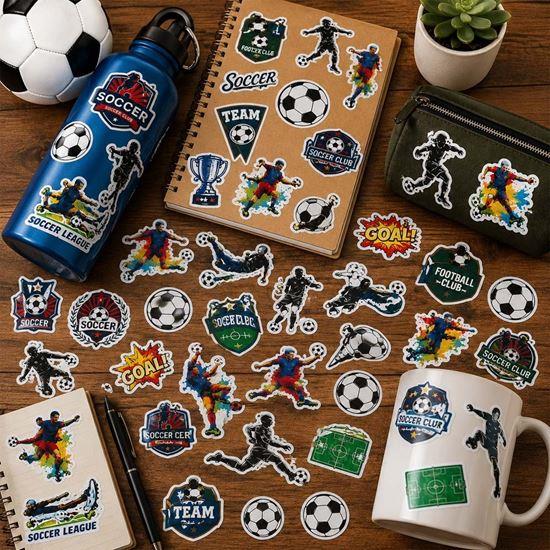 Obrázok z Futbalové samolepky 50 ks