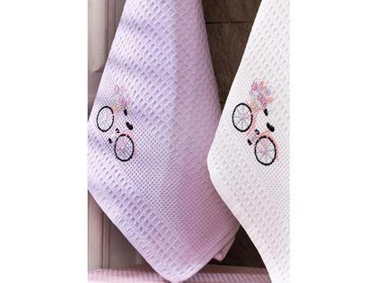 Obrázok z Darčeková sada vaflových utierok 3 ks - bicykel