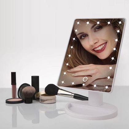 Obrázok z Kozmetické zväčšovacie zrkadlo 22 LED diód
