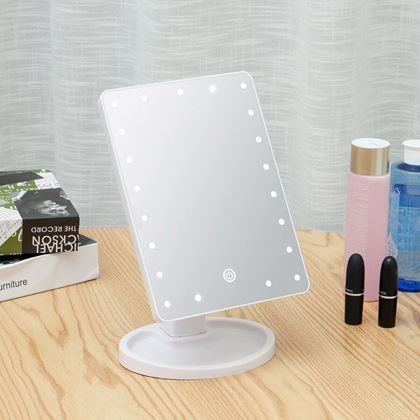 Obrázok z Kozmetické zväčšovacie zrkadlo 22 LED diód
