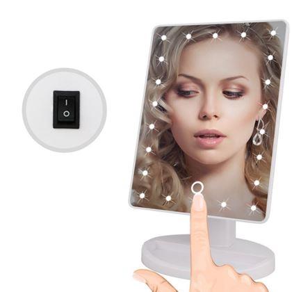 Obrázok z Kozmetické zväčšovacie zrkadlo 22 LED diód