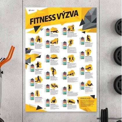 Obrázok z Stierací plagát - fitness výzva