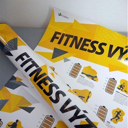 Obrázok z Stierací plagát - fitness výzva