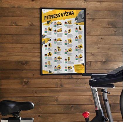 Obrázok z Stierací plagát - fitness výzva