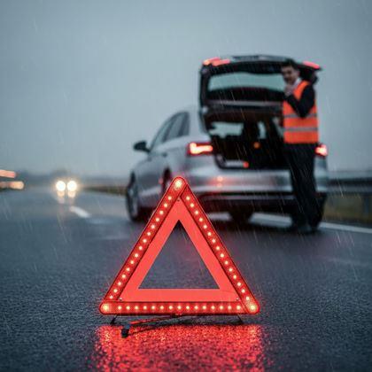 Obrázok z Výstražný trojuholník s LED osvetlením
