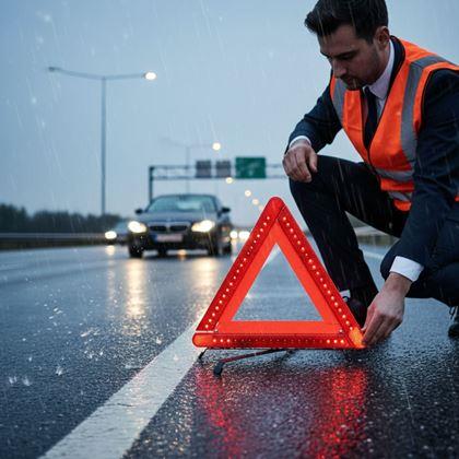 Obrázok z Výstražný trojuholník s LED osvetlením