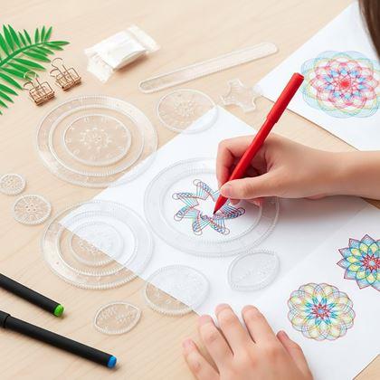 Obrázok z Sada kresliacich šablón - spirograf