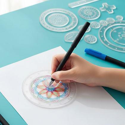 Obrázok z Sada kresliacich šablón - spirograf