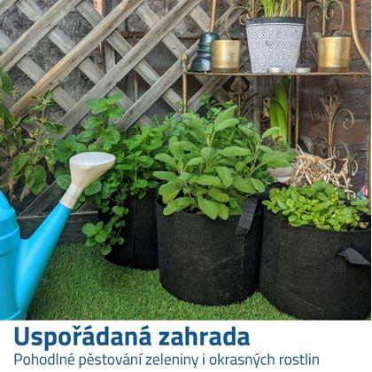 Obrázok z Textilný kvetináč - priemer 25 cm