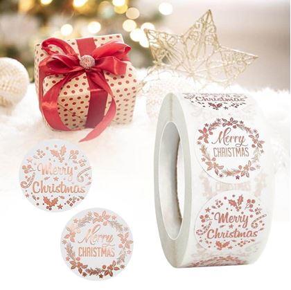 Obrázok z Samolepky Merry Christmas 500 ks