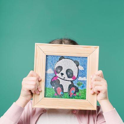 Obrázok z Diamantové maľovanie pre deti  -  panda