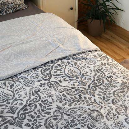 Obrázok Bavlnené obliečky - čierne ornamenty
