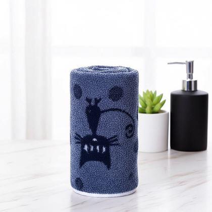 Obrázok z Uterák s mačkou 50x25 cm  -  modrý