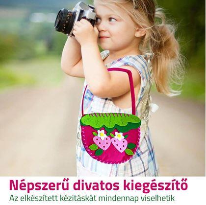 Obrázok z Súprava na výrobu kabelky pre deti  -  jahoda
