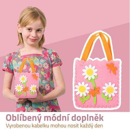 Obrázok z Súprava na výrobu kabelky pre deti  -  jahoda