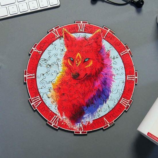 Obrázok z Drevené zvieracia puzzle - vlk