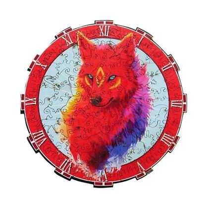 Obrázok z Drevené zvieracia puzzle - vlk