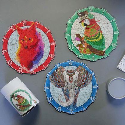 Obrázok z Drevené zvieracia puzzle - vlk